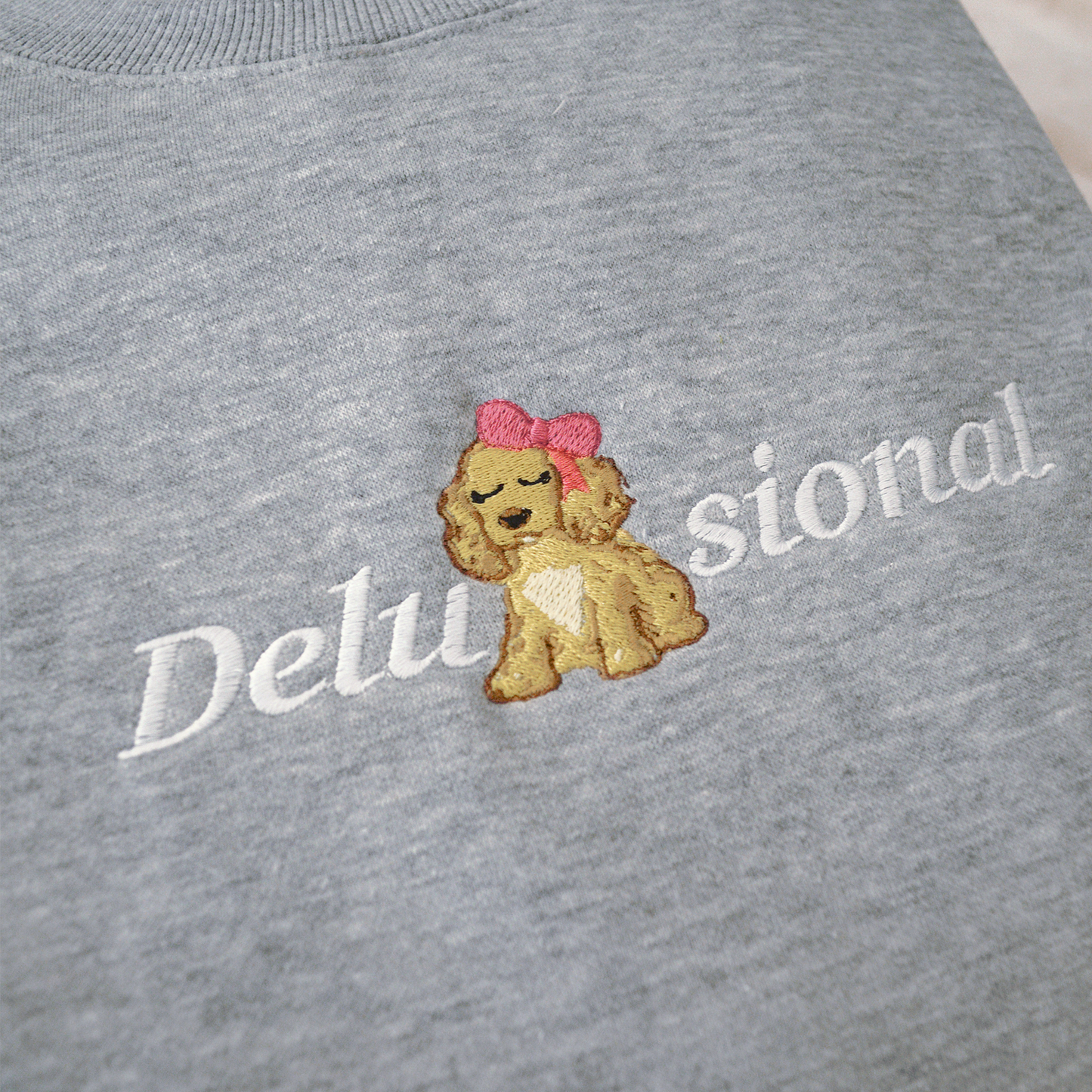 Delusional Embroidered Sweatshirt