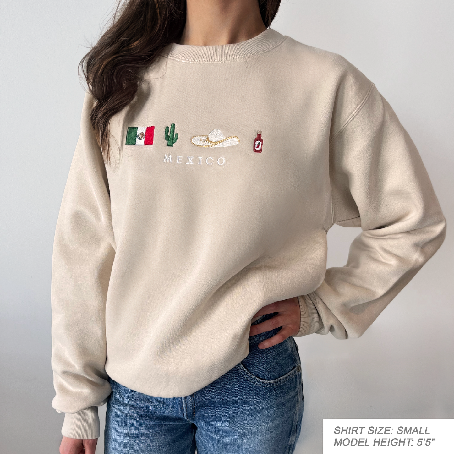 Mexico Embroidered Sweatshirt