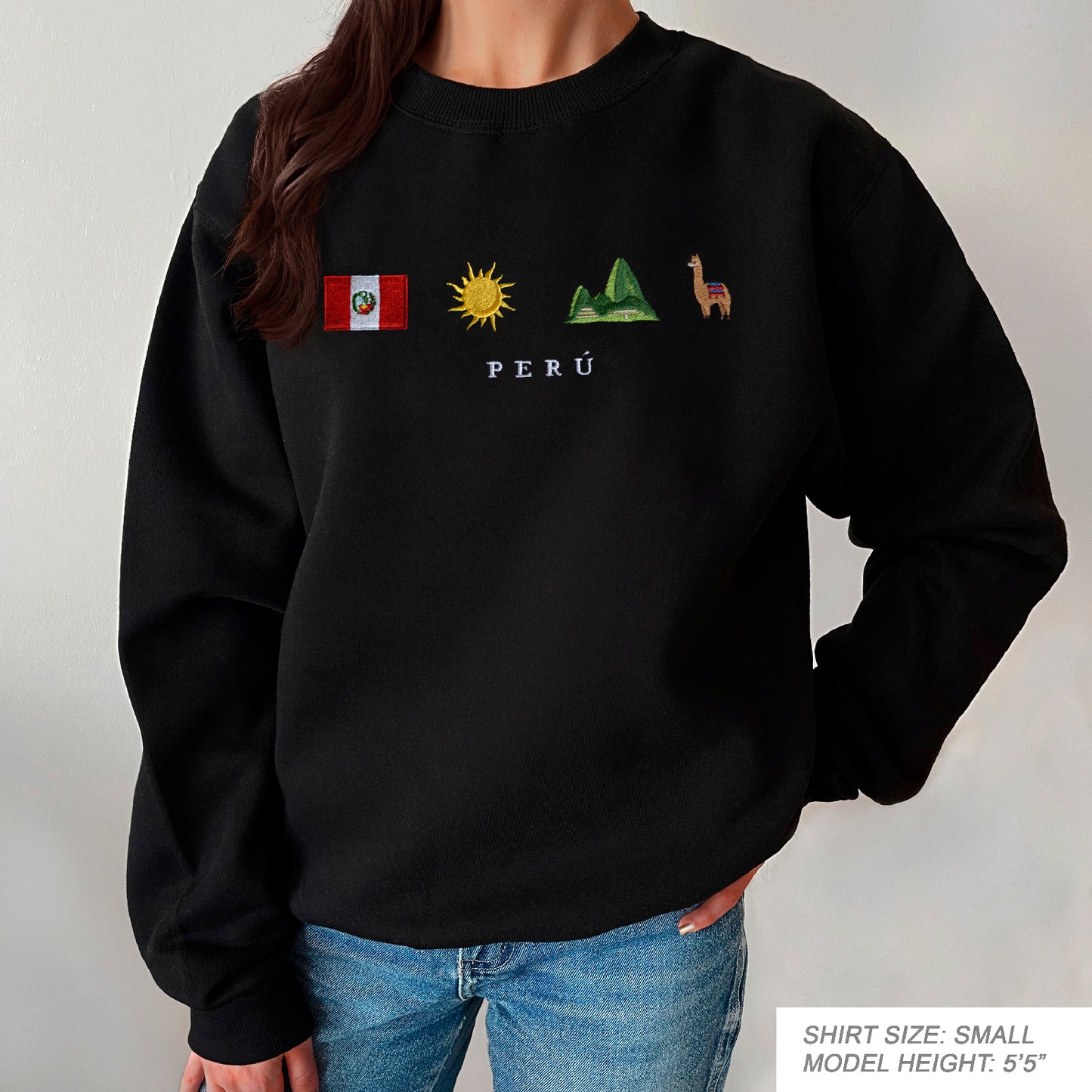 Perú Embroidered Sweatshirt