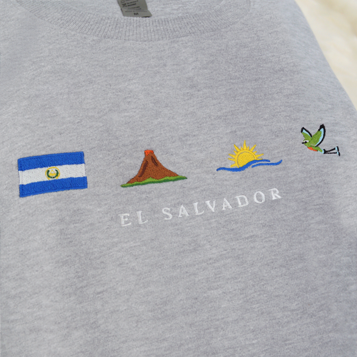 El Salvador Embroidered Sweatshirt
