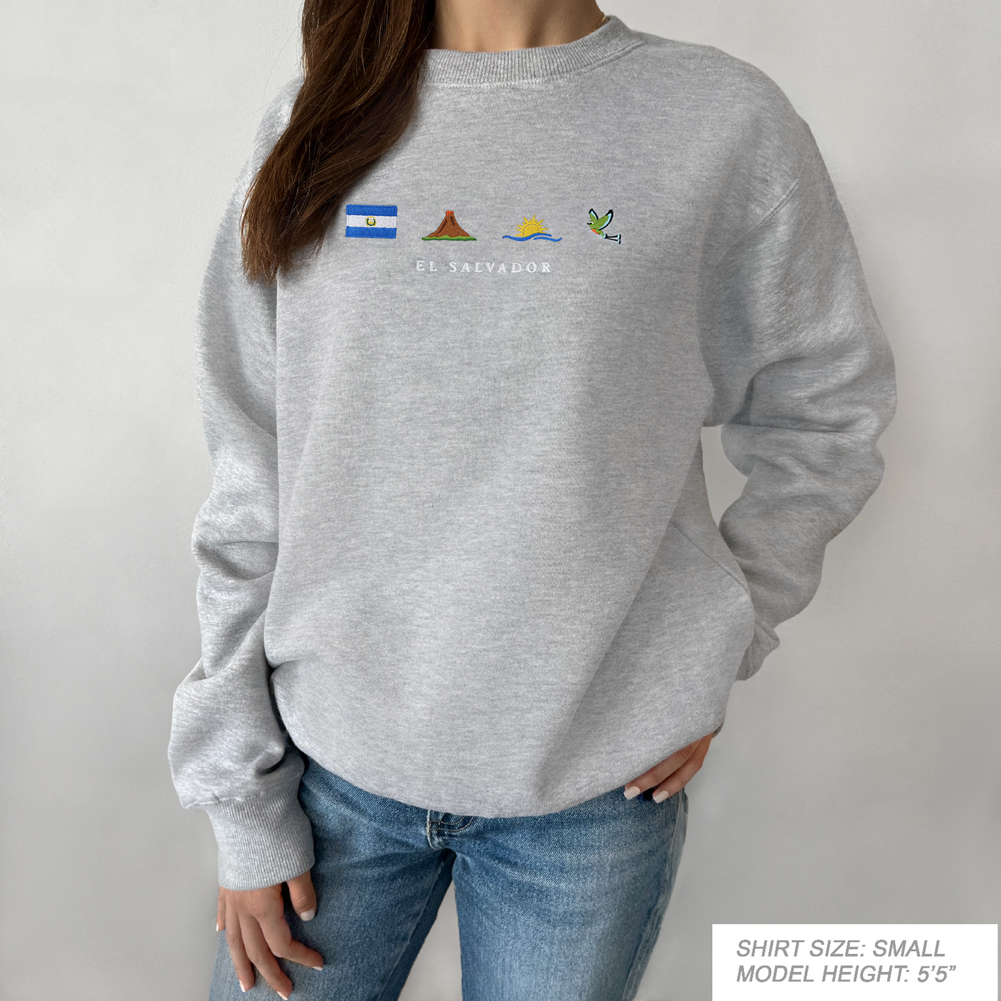 El Salvador Embroidered Sweatshirt