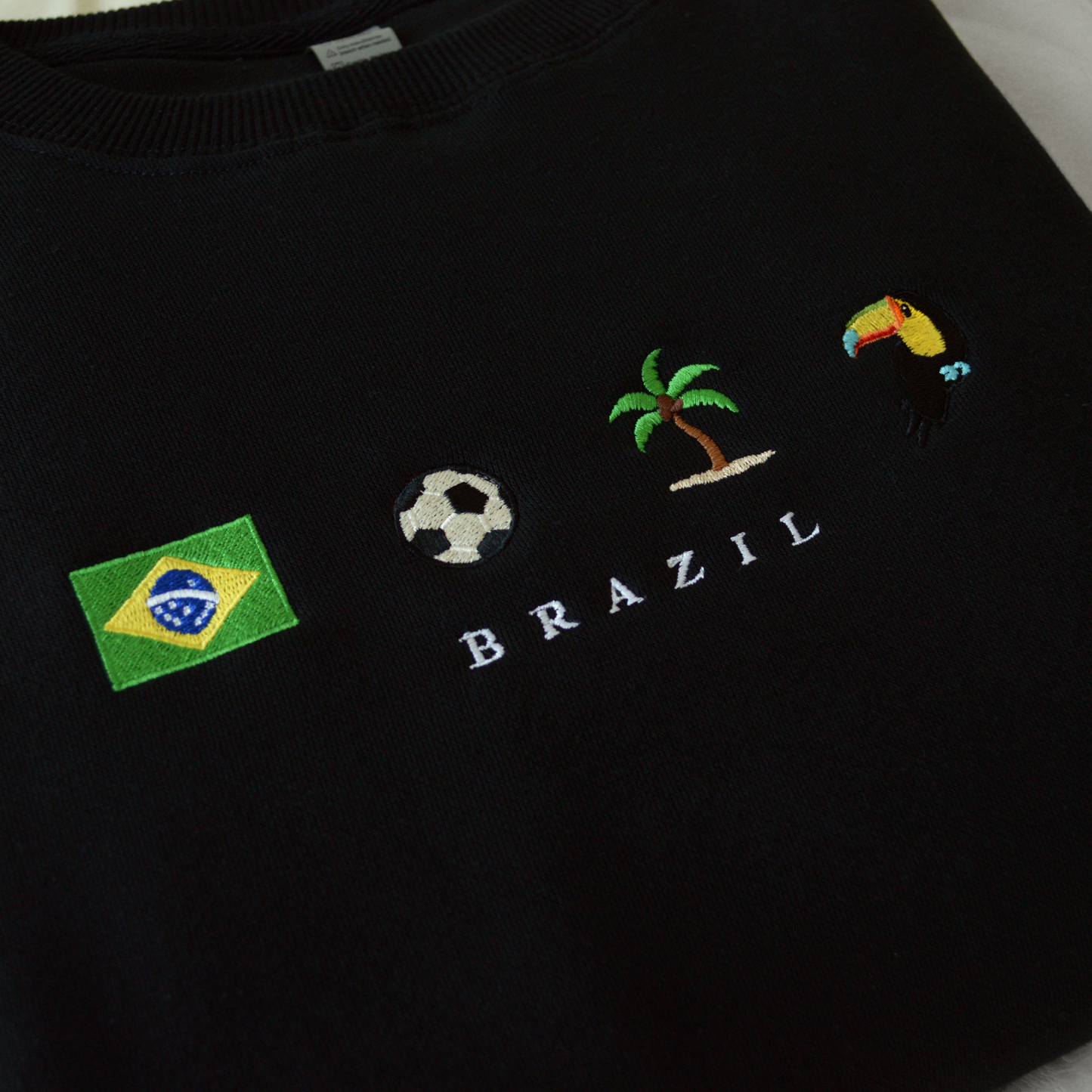 Brazil Embroidered Sweatshirt