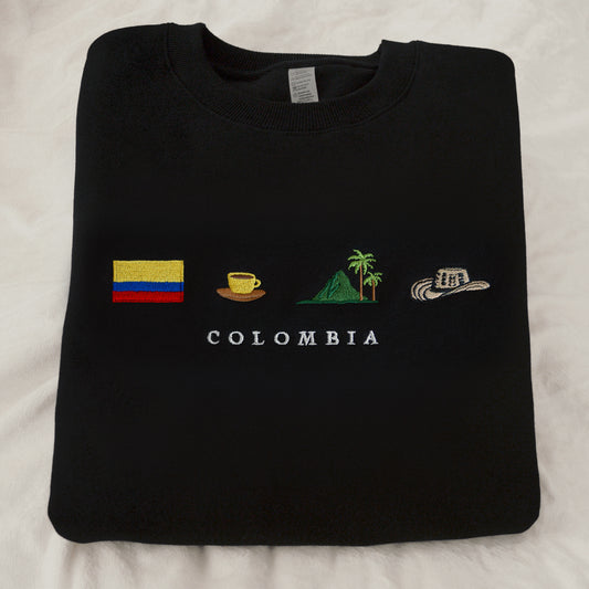 Colombia Embroidered Sweatshirt