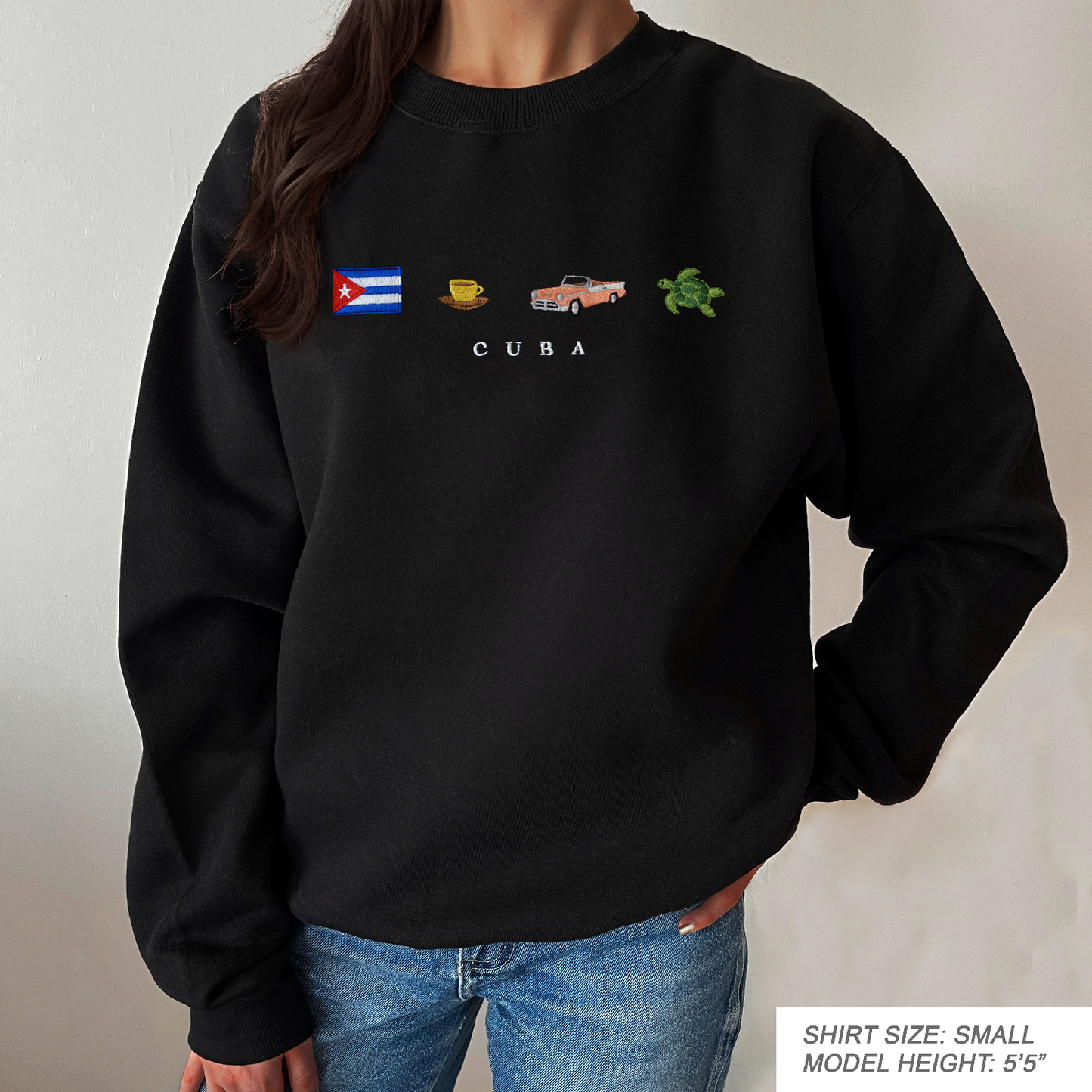 Cuba Embroidered Sweatshirt