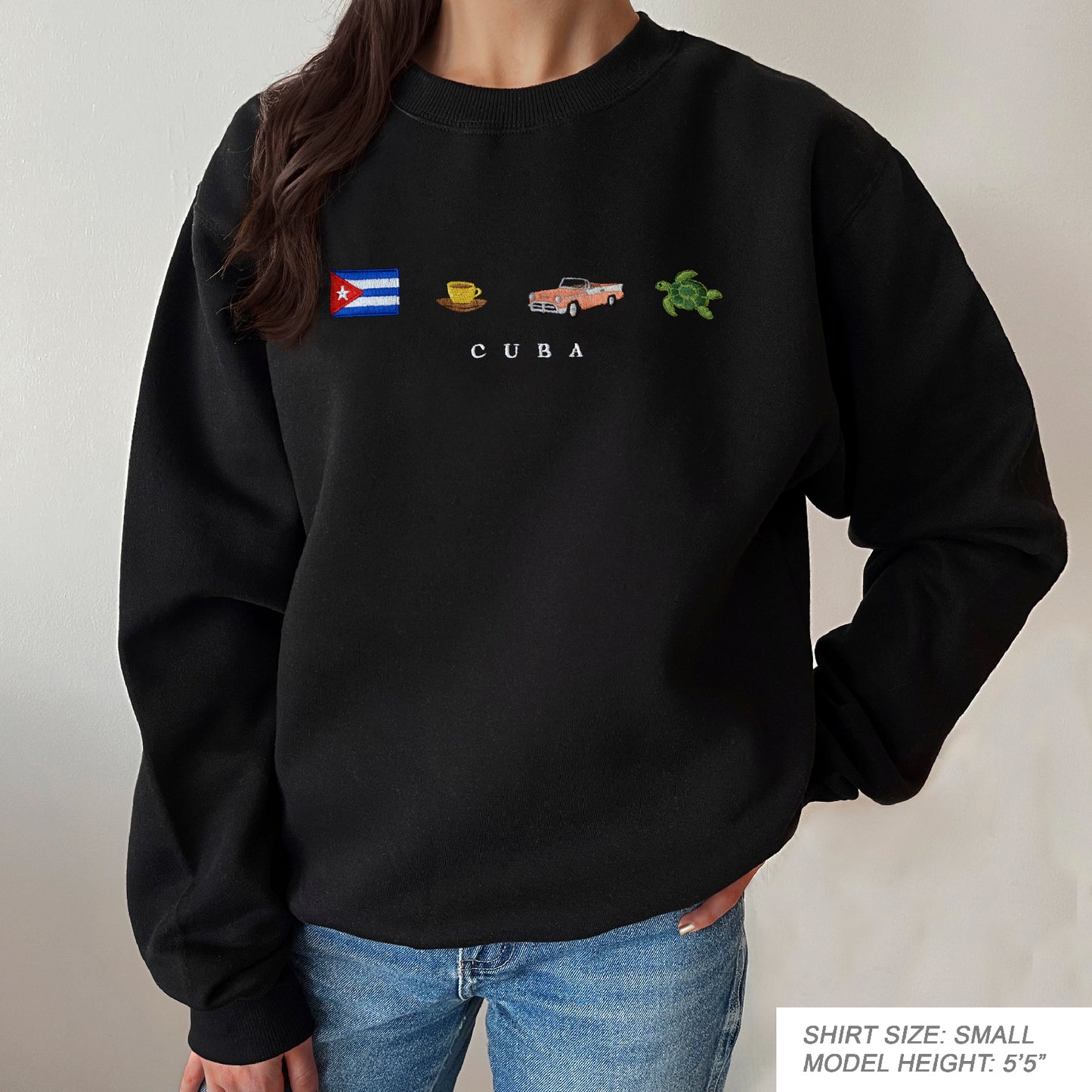 Cuba Embroidered Sweatshirt