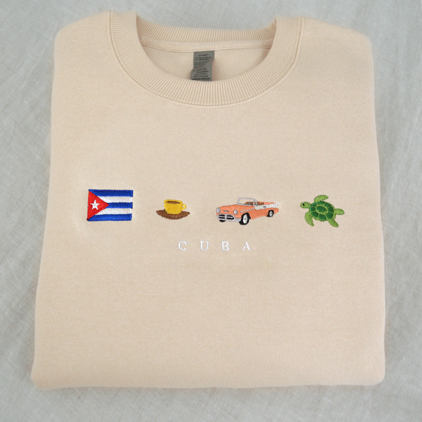 Cuba Embroidered Sweatshirt