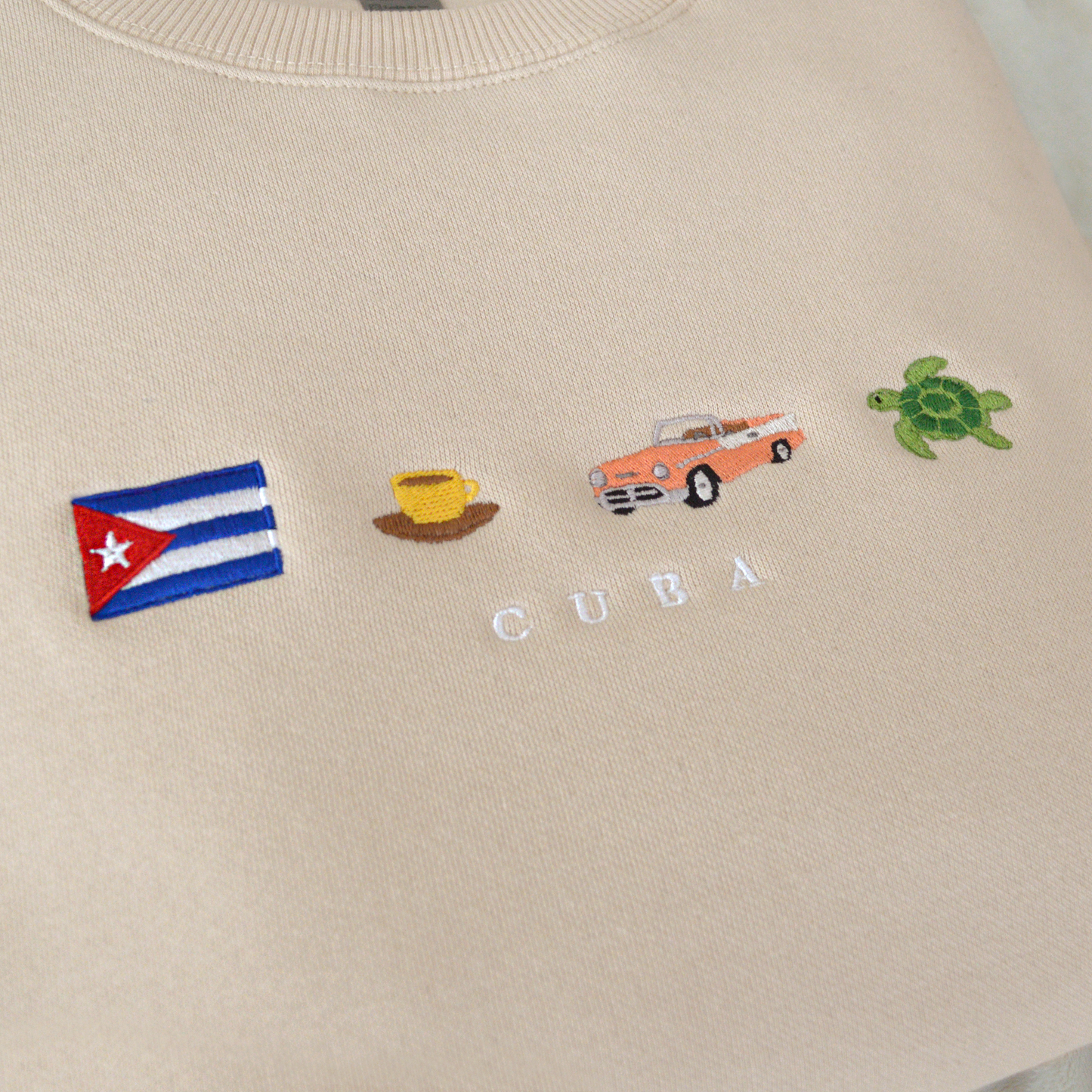 Cuba Embroidered Sweatshirt