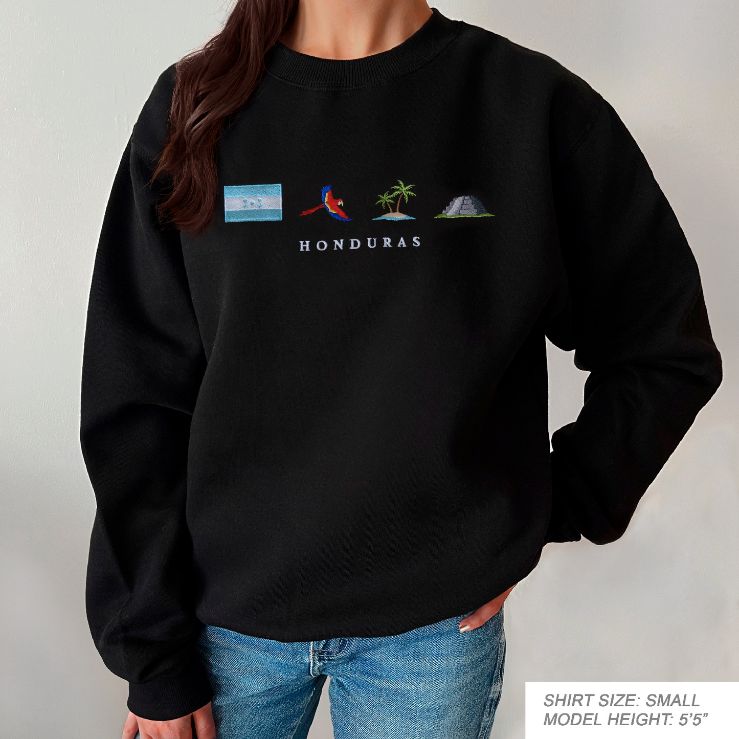 Honduras Embroidered Sweatshirt