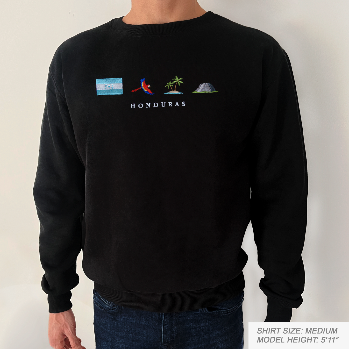 Honduras Embroidered Sweatshirt