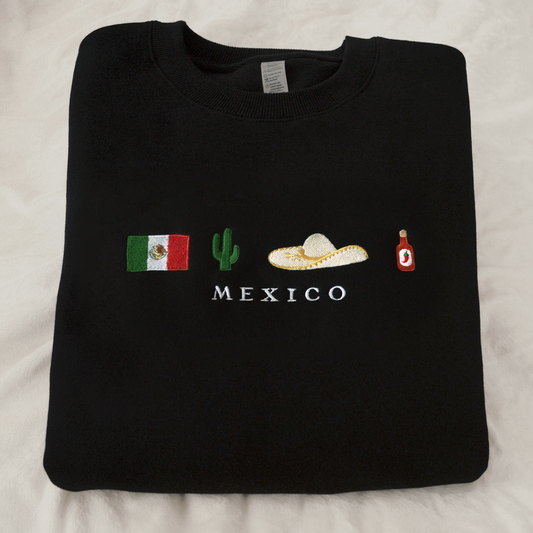 Mexico Embroidered Sweatshirt