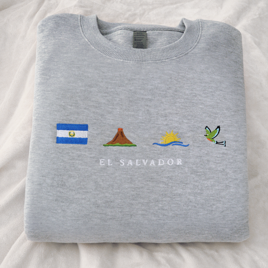 El Salvador Embroidered Sweatshirt