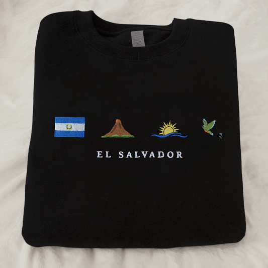 El Salvador Embroidered Sweatshirt