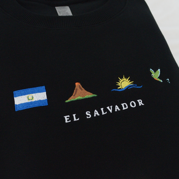 El Salvador Embroidered Sweatshirt – Z Files