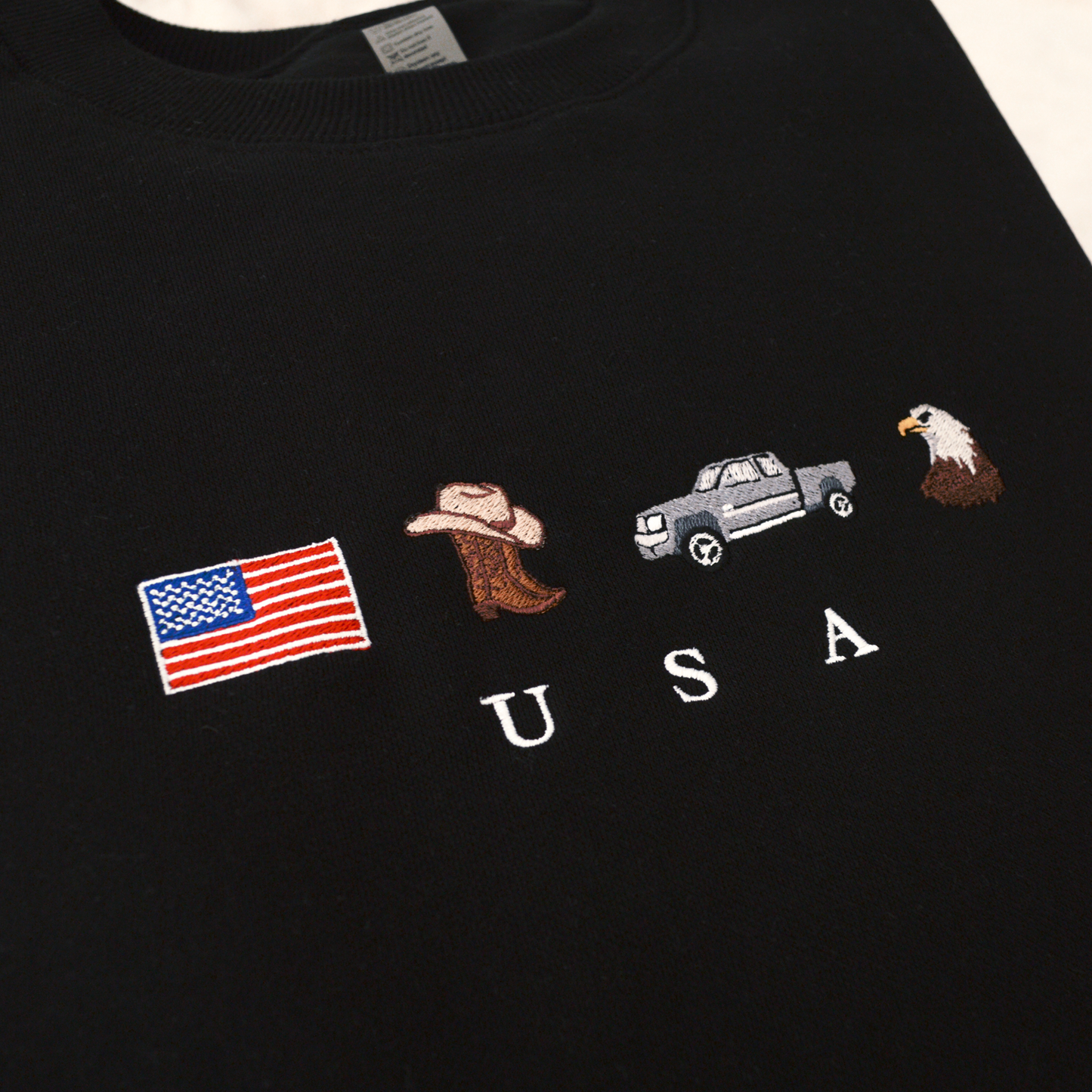 USA Embroidered Sweatshirt