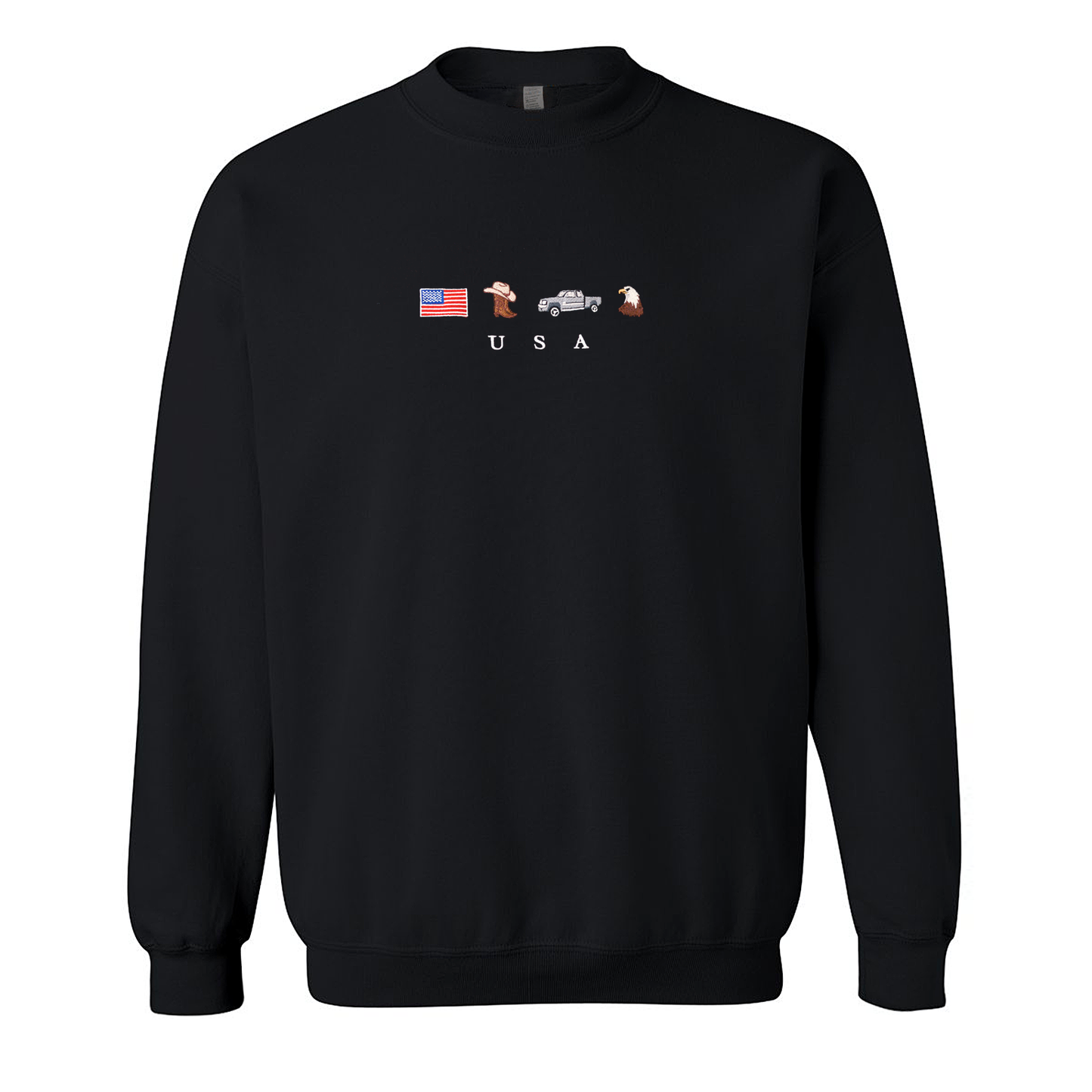 USA Embroidered Sweatshirt
