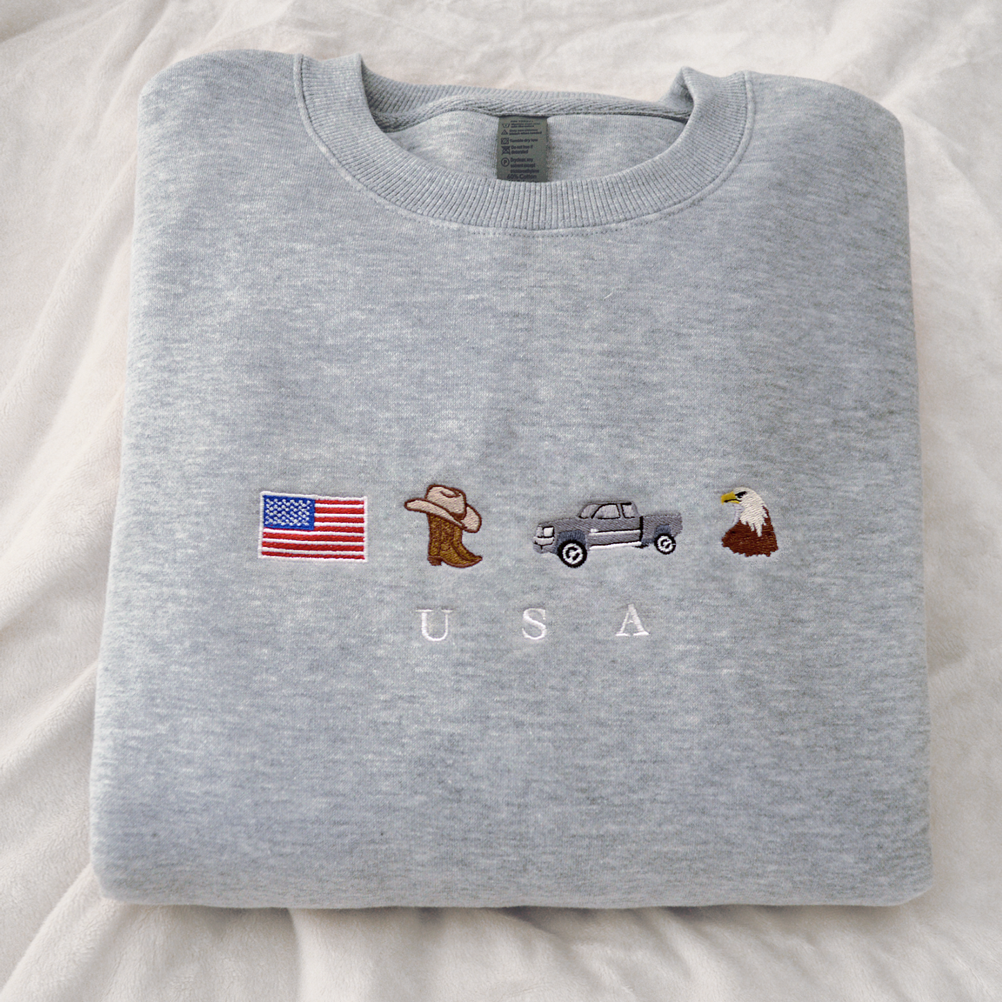 USA Embroidered Sweatshirt – Z Files