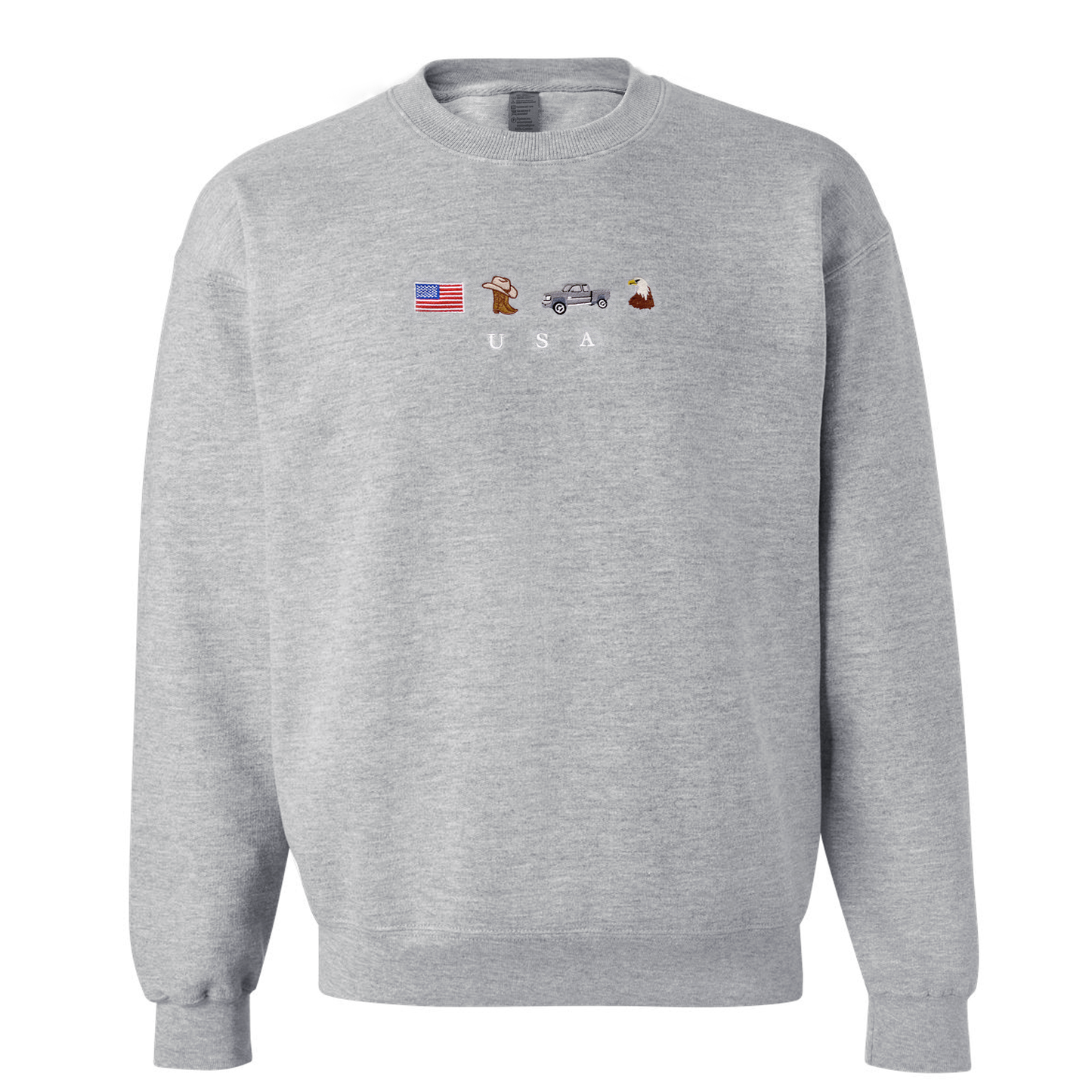 USA Embroidered Sweatshirt